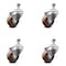 Service Caster 3 Inch High Temp Glass Filled Nylon Wheel Swivel 1/2 Inch Threaded Stem Caster Set SCC-TS20S314-GFNSHT-121315-4 - alternate 1